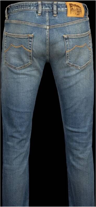 Moorer Trousers Blauw Heren