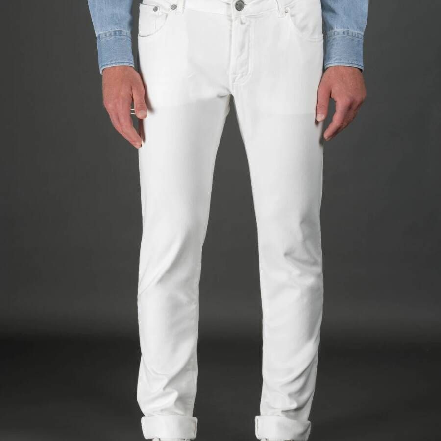Moorer Trousers Wit Heren