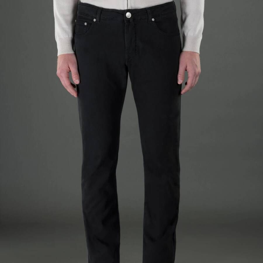 Moorer Trousers Zwart Heren