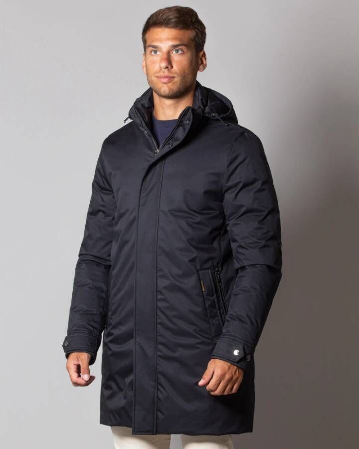 Moorer Vermont Jas Blue Heren