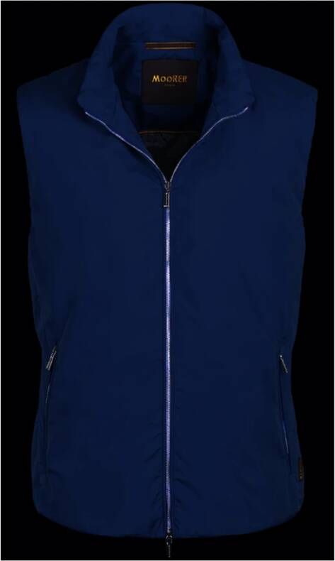 Moorer Vests Blauw Heren
