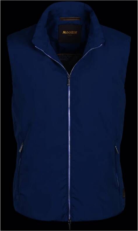 Moorer Vests Blauw Heren