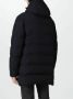 Moorer Blauwe Winterjas Hoge Kraag Rits Voorkant Blue Heren - Thumbnail 2