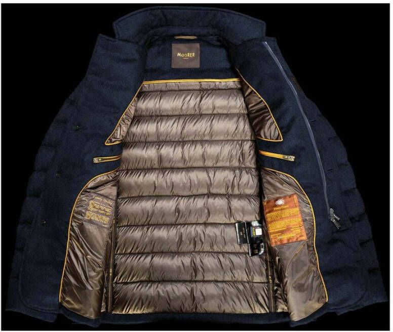Moorer Donsjack Blauw Heren