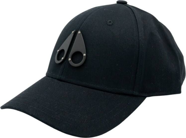 Moose Knuckles Zwarte Logo Pet Zwart Heren