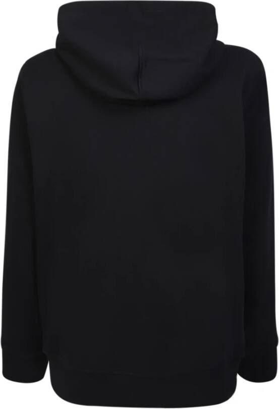 Moose Knuckles Zwarte katoenen hoodie met rits voor heren Zwart Heren