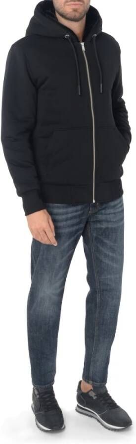 Moose Knuckles Classic Bunny 3 Zwarte Hoodie Zwart Heren