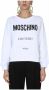 Moschino Couture! Blanco 36 Damesmode Sweatshirt White Dames - Thumbnail 4