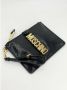 Moschino Luxe Python Print Clutch Black Dames - Thumbnail 2