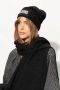 Moschino Zwarte Logo Beanie Muts Black Unisex - Thumbnail 2