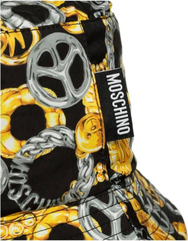 Moschino Bear Charms Hat Zwart Dames