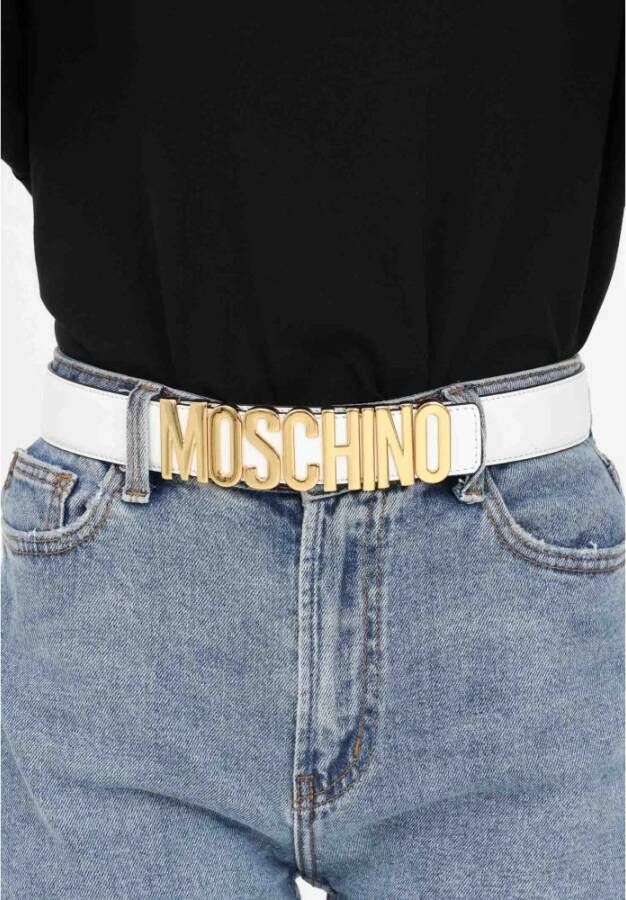 Moschino Belts Wit Heren
