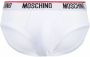 Moschino Witte katoenen Logo-Taille Boxer Pack White Heren - Thumbnail 2