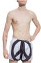 Moschino Witte zwembroek voor heren met elastische tailleband White Heren - Thumbnail 2