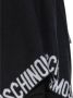 Moschino Zwarte Poncho met Logo Patroon van Wol-Kasjmier Zwart Dames - Thumbnail 2