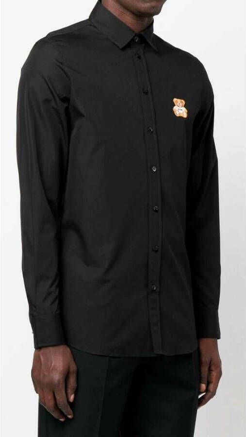 Moschino Overhemd met teddybeerprint Zwart - Foto 4