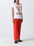 Moschino Stijlvolle Cropped Broeken Red Dames - Thumbnail 2