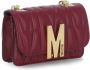 Moschino Bordeaux Couture Gewatteerde Leren Schoudertas Red Dames - Thumbnail 2