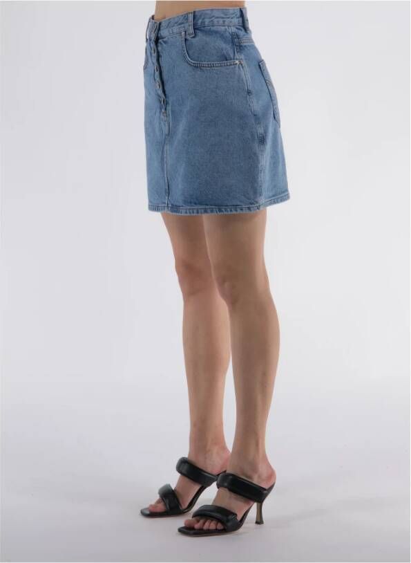 Moschino Denim Skirts Blauw Dames