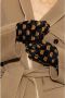 Moschino Gebloemde handschoenen Zwart Dames - Thumbnail 2
