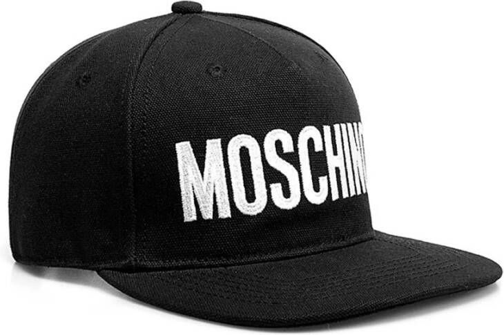 Moschino Geborduurde Logo Baseballpet Zwart Heren