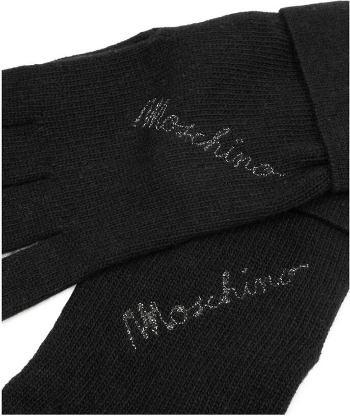 Moschino Gloves Zwart Dames