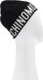 Moschino Effen Logo Beanie Black Dames - Thumbnail 2