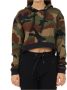Moschino Camouflage Sweatshirt met capuchon Green Dames - Thumbnail 2