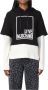 Moschino Bicolour Hoodie met logo en Hoodie White Dames - Thumbnail 2