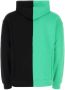 Moschino Tweekleurige katoenen oversized sweatshirt Zwart Heren - Thumbnail 2