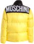 Moschino Gewatteerde donsjas in geel en zwart Yellow Heren - Thumbnail 2