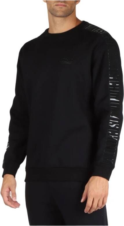 Moschino Katoenen en Modale Sweatshirt met Verhoogd Logo Black Heren