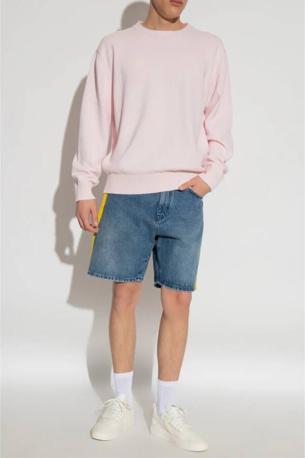 Moschino Korte spijkerbroek Blauw Heren