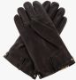 Moschino Leren handschoenen met logo Zwart Heren - Thumbnail 2