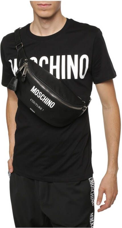 Moschino Heuptas met logoprint Zwart - Foto 6