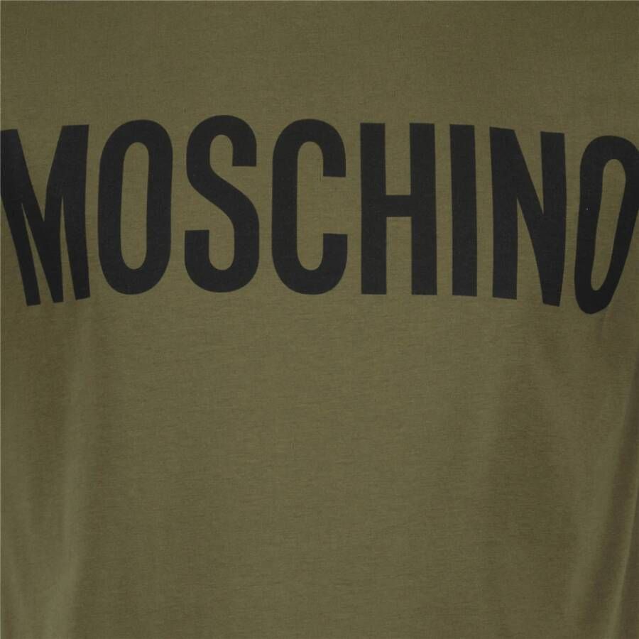 Moschino Logo T-shirt Groen Heren