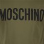 Moschino Katoenen T-shirt met logo print Groen Green Heren - Thumbnail 2
