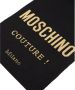 Moschino Logo Wollen Sjaal Black Dames - Thumbnail 1