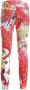 Moschino Marie Antoinette Print Skinny Broek Multicolor Dames - Thumbnail 1