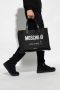 Moschino Merk shopper tas Zwart Dames - Thumbnail 2