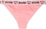 Moschino Logo-Taille String Pink Dames - Thumbnail 2