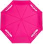 Moschino Paraplu met logo Roze Unisex - Thumbnail 2