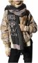 Moschino Double Question Mark Wool scarf Roze Dames - Thumbnail 2