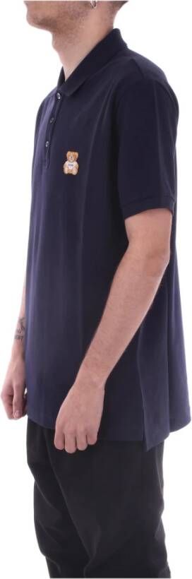 Moschino Polo Shirt Blauw Heren