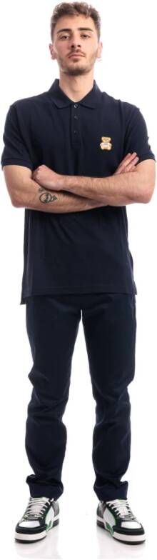Moschino Polo Shirts Blauw Heren