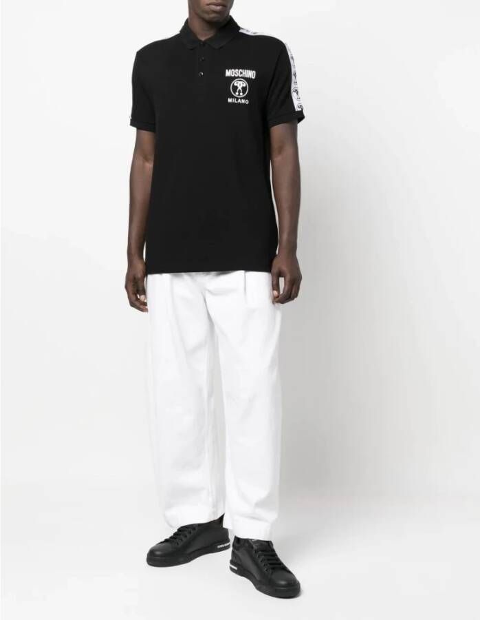 Moschino Polo Shirt Zwart Heren