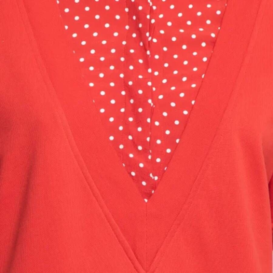 Moschino Pre-Owned Pre-owned Cotton dresses Rood Dames