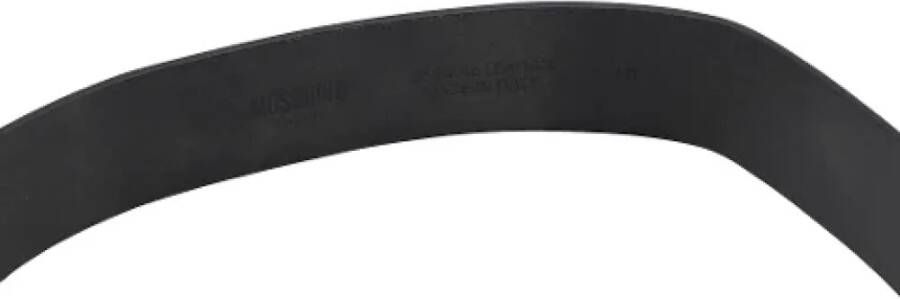 Moschino Pre-Owned Pre-owned Leather belts Zwart Unisex