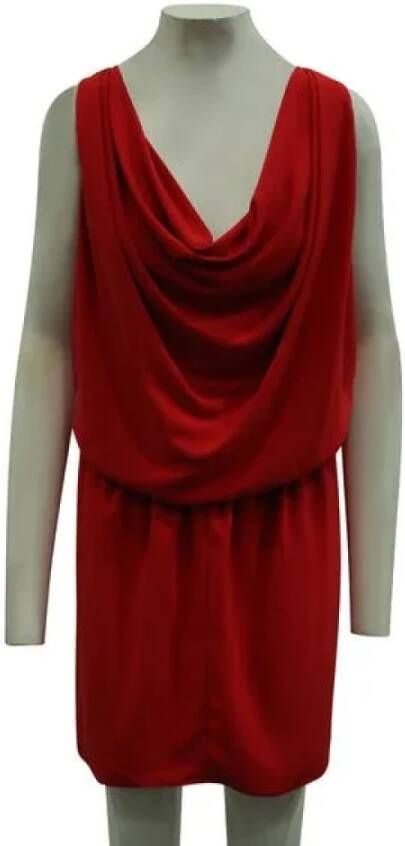 Moschino Pre-Owned Pre-owned Polyester dresses Rood Dames
