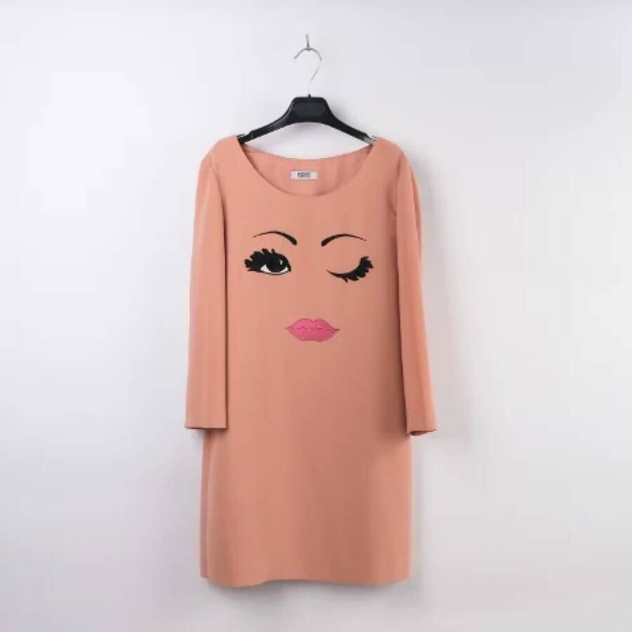 Moschino Pre-Owned Pre-owned Polyester dresses Roze Dames